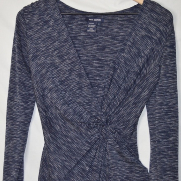 Max Edition Marled Bodycon Dress Sz S - Picture 3 of 6